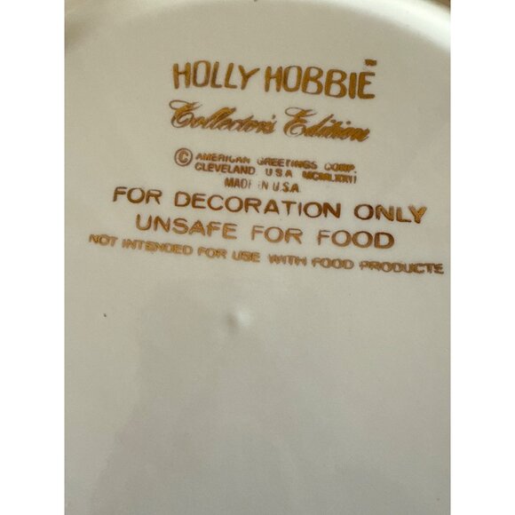 Holly Hobbie Collectors Edition Decorative Plate "The Happiest Times Vintage USA - Picture 3 of 12
